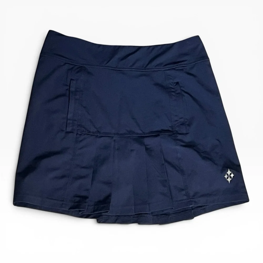 Jofit Navy Pleated Golf Skort S Athletic Tennis Pickleball Built‑In Shorts
